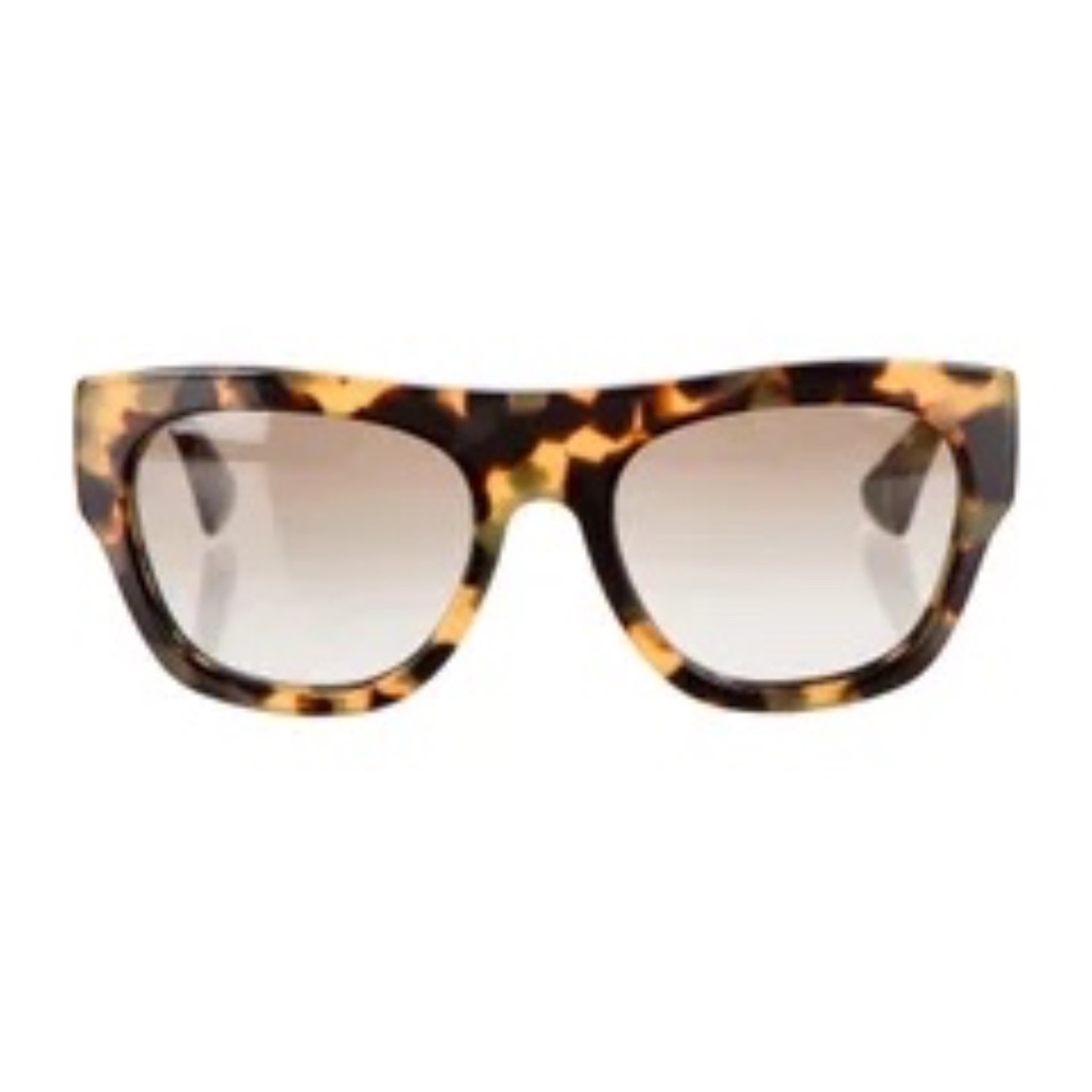 Miu Miu Tortoiseshell Sunglasses With Squared Fra… - image 1
